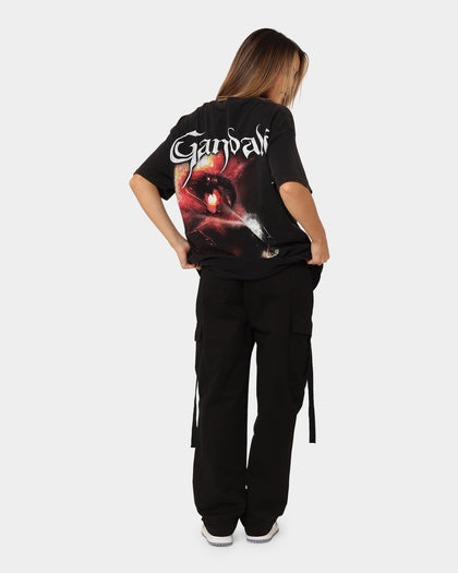 73Studio X The Lord Of The Rings Gandalf Vintage T-Shirt Black Wash