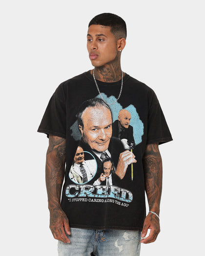 American Thrift X The Office Creed Bratton Vintage T-Shirt Black Wash