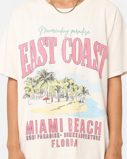 73Studio Miami Beach Vintage T-Shirt Off White
