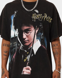 American Thrift X Harry Potter Potter Vintage T-Shirt Black Wash