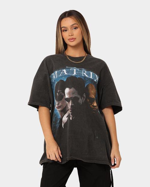 73Studio X The Matrix Heavyweight Vintage T-Shirt Black Wash