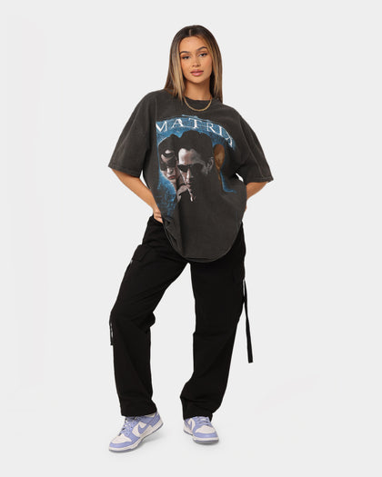 73Studio X The Matrix Heavyweight Vintage T-Shirt Black Wash