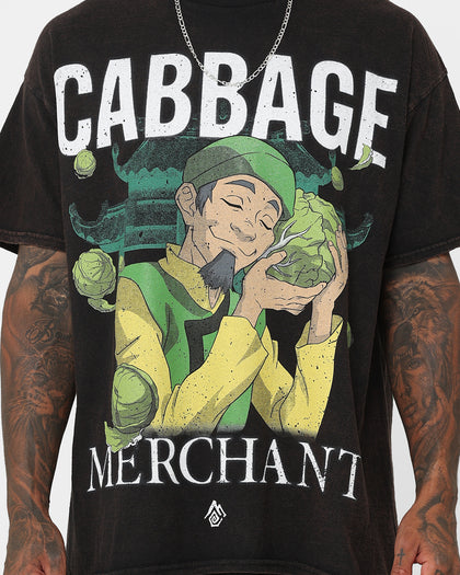 Goat Crew X Avatar: The Last Airbender Cabbage Merchant T-Shirt Black Wash