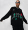 Loiter Fable Distressed Knit Sweater Black