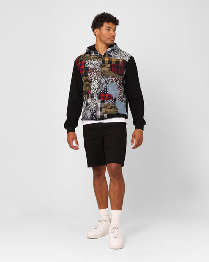 XXIII Patchwork Hoodie Multi/Black