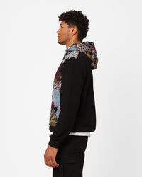 XXIII Patchwork Hoodie Multi/Black
