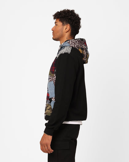 XXIII Patchwork Hoodie Multi/Black