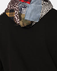 XXIII Patchwork Hoodie Multi/Black