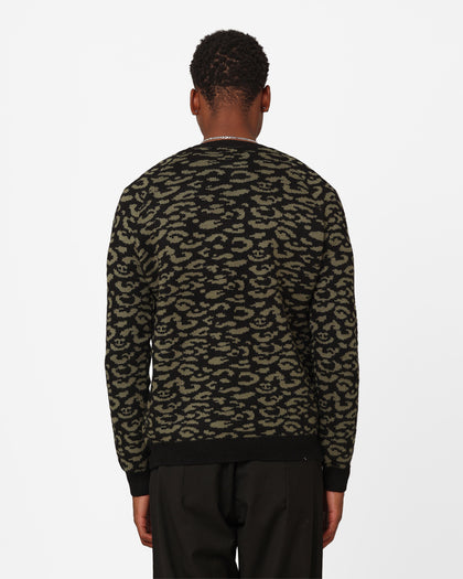 XXIII Thiago Leopard Cardigan Khaki/Black