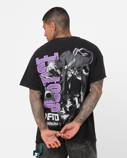 Goat Crew X Afro Samurai Justice Vintage T-Shirt Black Wash