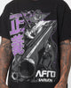 Goat Crew X Afro Samurai Justice Vintage T-Shirt Black Wash