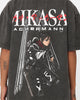Goat Crew X Attack On Titan Mikasa Vintage Heavyweight T-Shirt Black Wash