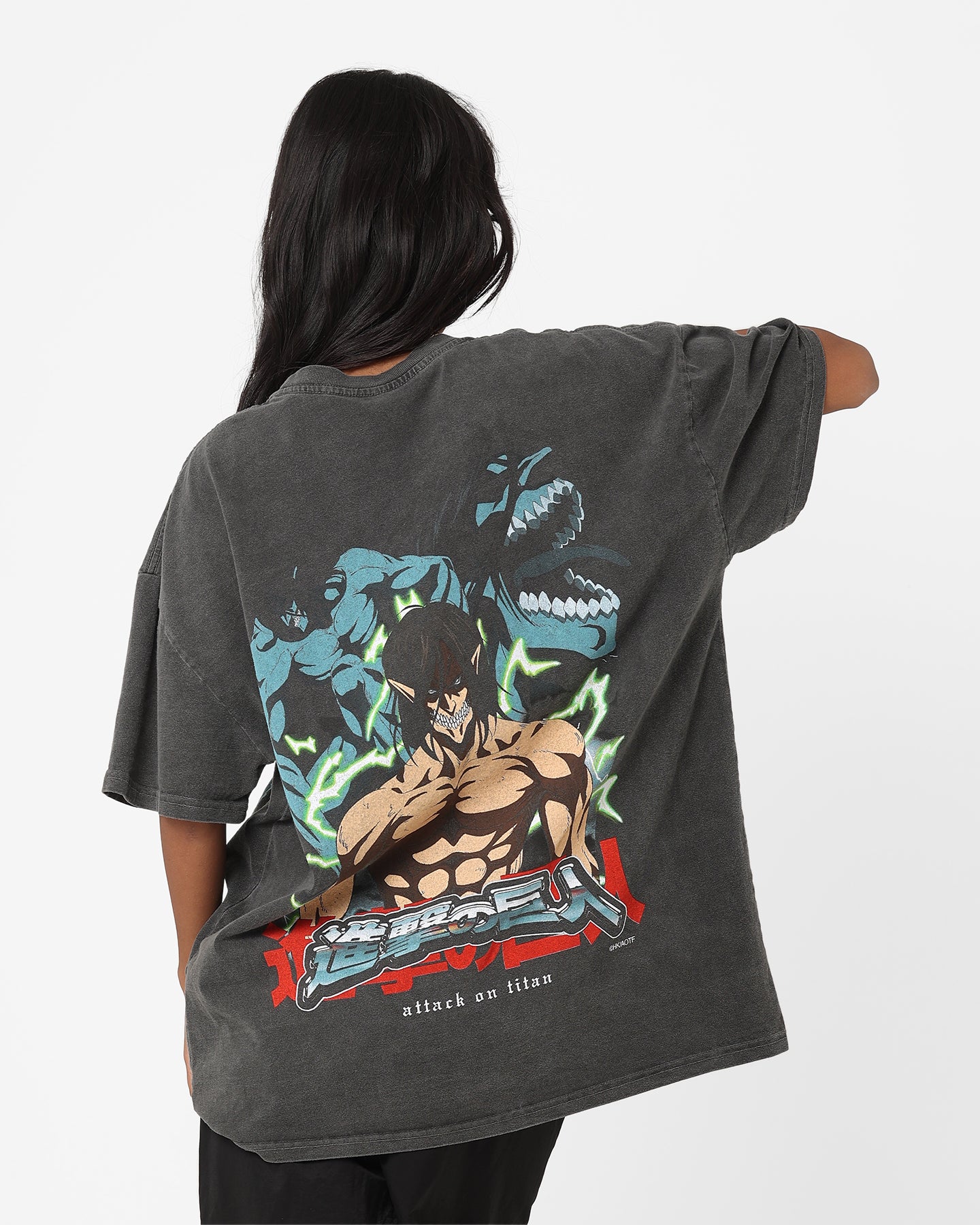 Goat Crew X Attack On Titan Attack Titan Vintage Heavyweight T