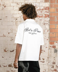 Saint Morta Rest In Peace Short Sleeve Shirt Off White