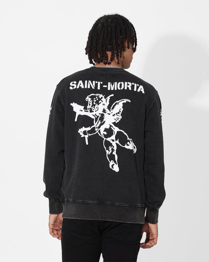 Saint Morta Lil Uzi V2 Crewneck Black