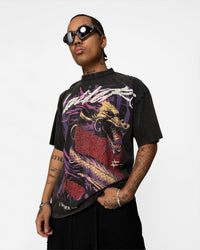 Loiter Pain Vintage T-Shirt Black Wash