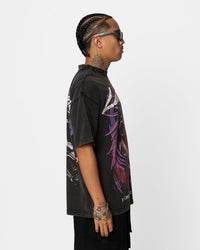 Loiter Pain Vintage T-Shirt Black Wash