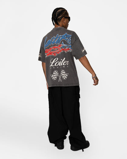 Loiter Rage Racer Vintage T-Shirt Charcoal
