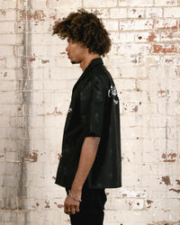 Saint Morta Rest In Pieces Short Sleeve Shirt Black