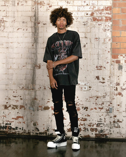 Saint Morta Handle With Care Tour T-Shirt Vintage Black