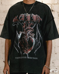 Saint Morta Handle With Care Tour T-Shirt Vintage Black