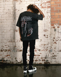 Saint Morta Handle With Care Tour T-Shirt Vintage Black