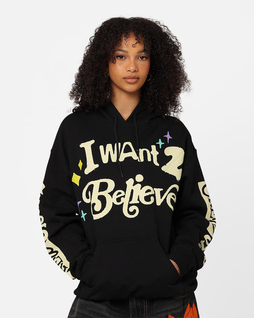 Goat Crew I Want 2 Believe Hoodie Black