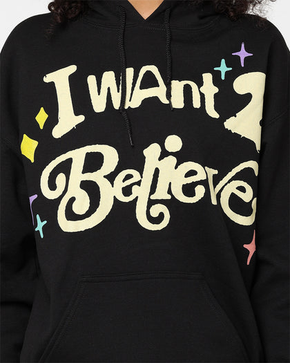 Goat Crew I Want 2 Believe Hoodie Black