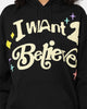 Goat Crew I Want 2 Believe Hoodie Black