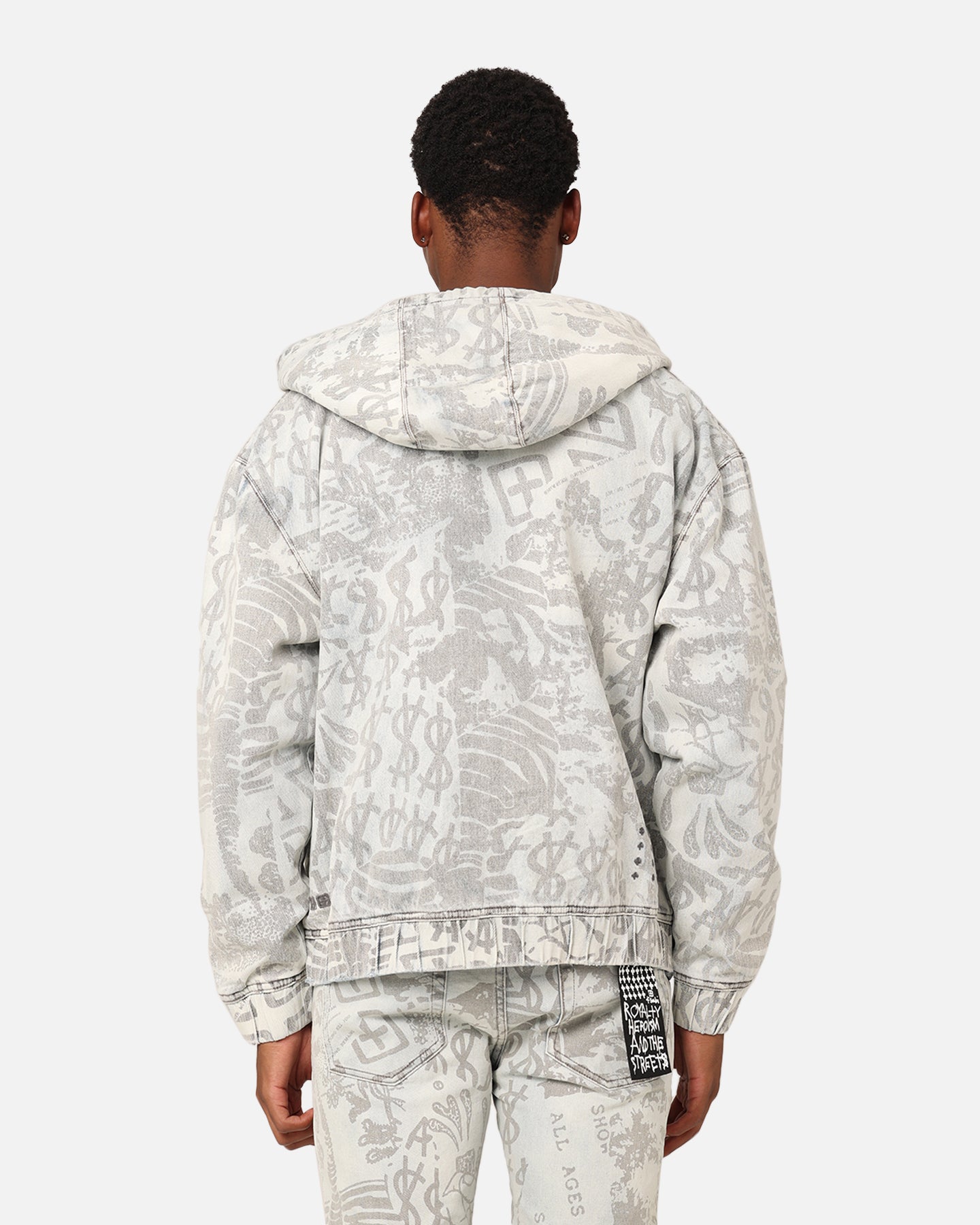 Ksubi Kollage Zip Hoodie Icey Denim | Culture Kings US