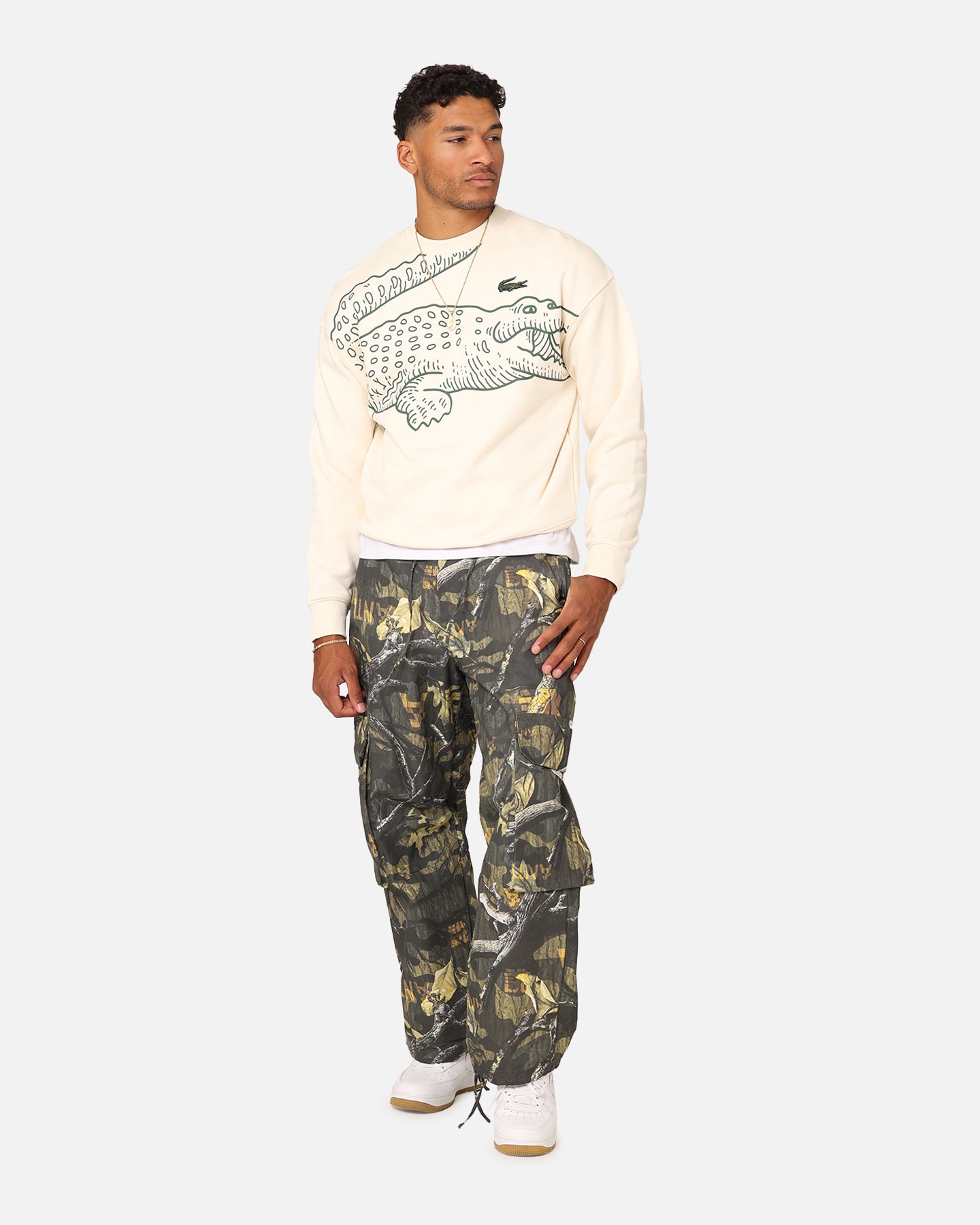 ビコット Lacoste Big Croc Loose Fit Sweatshirt Lapland | Culture Kings US