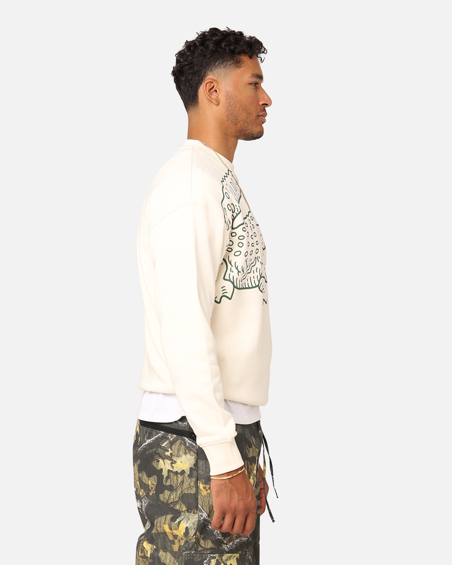 LACOSTE トナカイ Lacoste Big Croc Loose Fit Sweatshirt Lapland | Culture Kings US