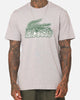 Lacoste Neo Heritage Jersey Logo T-Shirt Silver