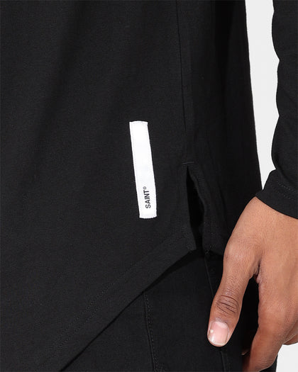 Saint Morta Neon Logo El Duplo T-Shirt Black