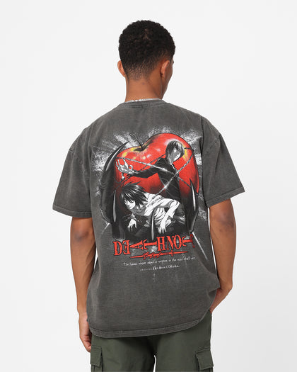 Goat Crew X Death Note Shinigami Heavyweight Vintage T-Shirt Black Wash