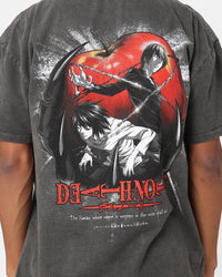 Goat Crew X Death Note Shinigami Heavyweight Vintage T-Shirt Black Wash