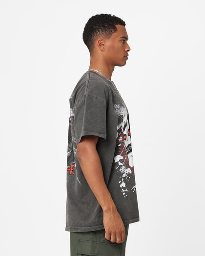 Goat Crew X Death Note Shinigami Heavyweight Vintage T-Shirt Black Wash