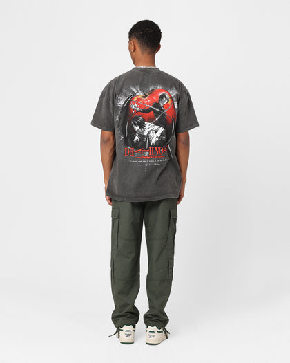 Goat Crew X Death Note Shinigami Heavyweight Vintage T-Shirt Black Wash