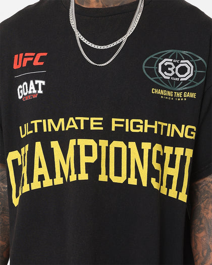 UFC By Goat Crew 30th Anniversary Vintage T-Shirt Black Wash
