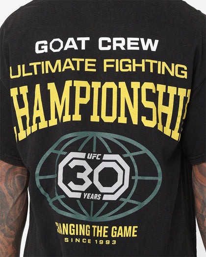 UFC By Goat Crew 30th Anniversary Vintage T-Shirt Black Wash