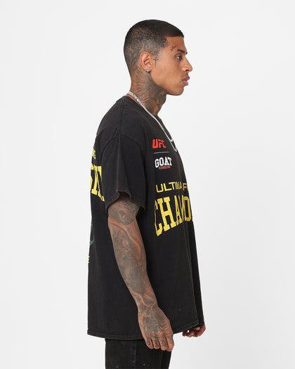 UFC By Goat Crew 30th Anniversary Vintage T-Shirt Black Wash