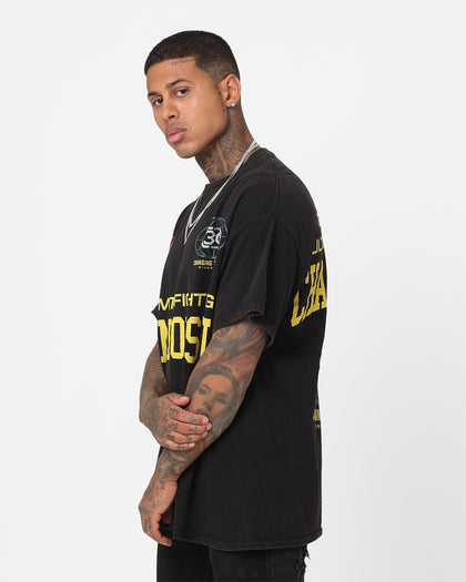 UFC By Goat Crew 30th Anniversary Vintage T-Shirt Black Wash