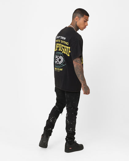 UFC By Goat Crew 30th Anniversary Vintage T-Shirt Black Wash