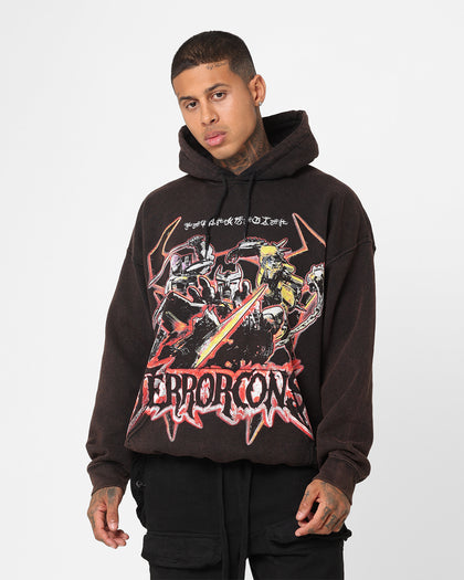 Goat Crew X Transformers Terrorcons Vintage Hoodie Black Wash