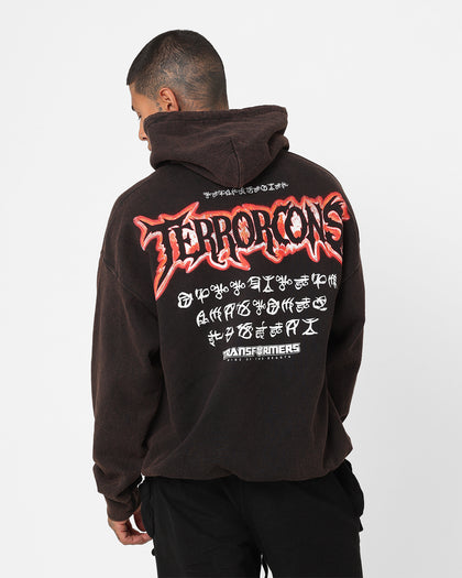 Goat Crew X Transformers Terrorcons Vintage Hoodie Black Wash
