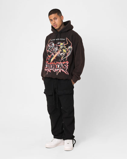 Goat Crew X Transformers Terrorcons Vintage Hoodie Black Wash
