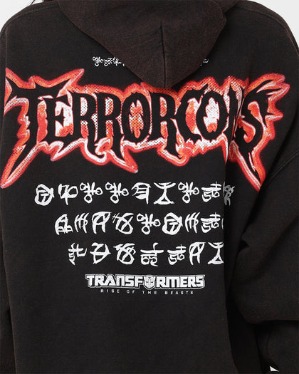 Goat Crew X Transformers Terrorcons Vintage Hoodie Black Wash