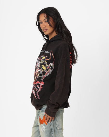 Goat Crew X Transformers Terrorcons Vintage Hoodie Black Wash