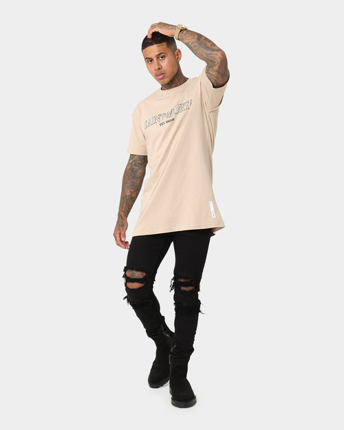 Saint Morta Finite Lafayette T-Shirt Stone