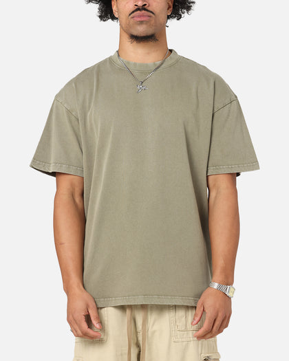 Culture Kings Standard Drop Shoulder T-Shirt Vintage Khaki